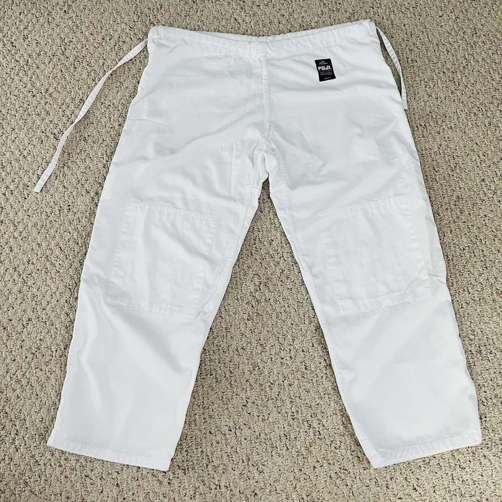 Fuji Kimono Martial Arts Traditional Pants 42x26 Mens White  Jiu Jitsu Judo MMA